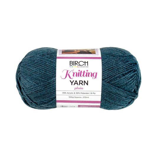 Birch Knitting Yarn Teal 100g