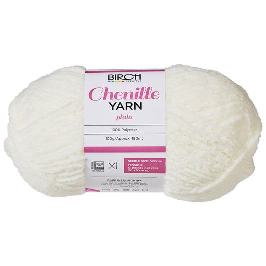 Birch Yarn Chenille Print Ivory