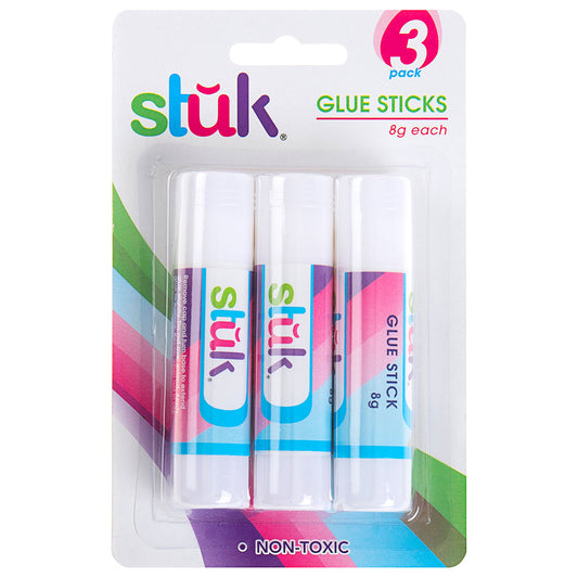 Glue Stick 8g 3pk