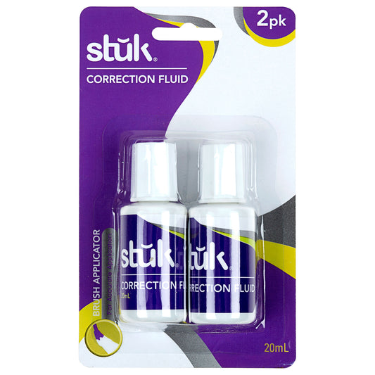 Correction Fluid 20mL 2pk