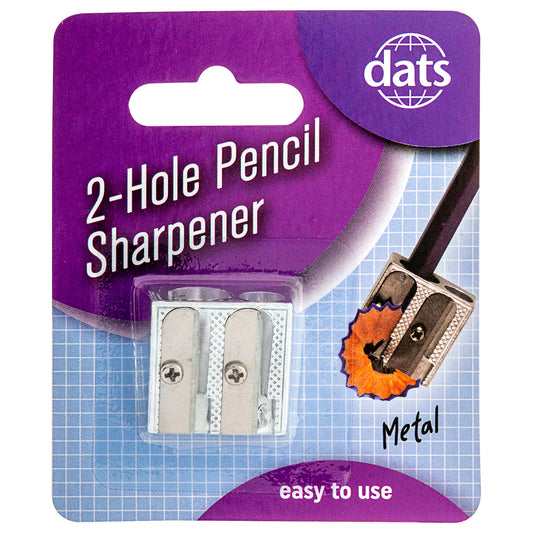Pencil Metal Sharpener 2-Hole