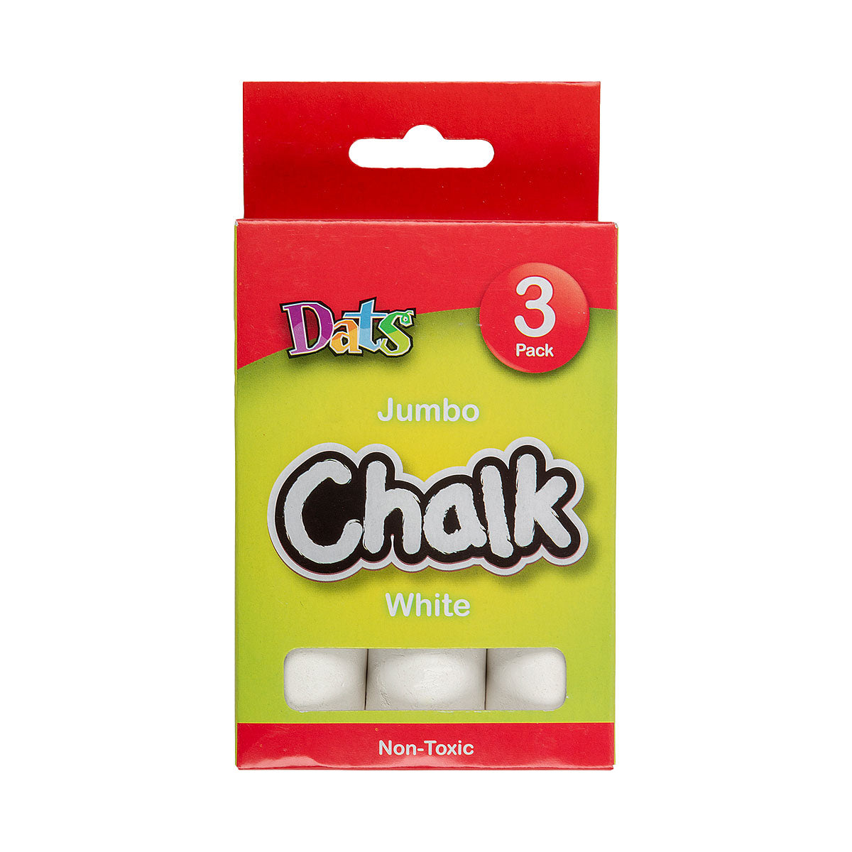 Chalk Jumbo White 3pk