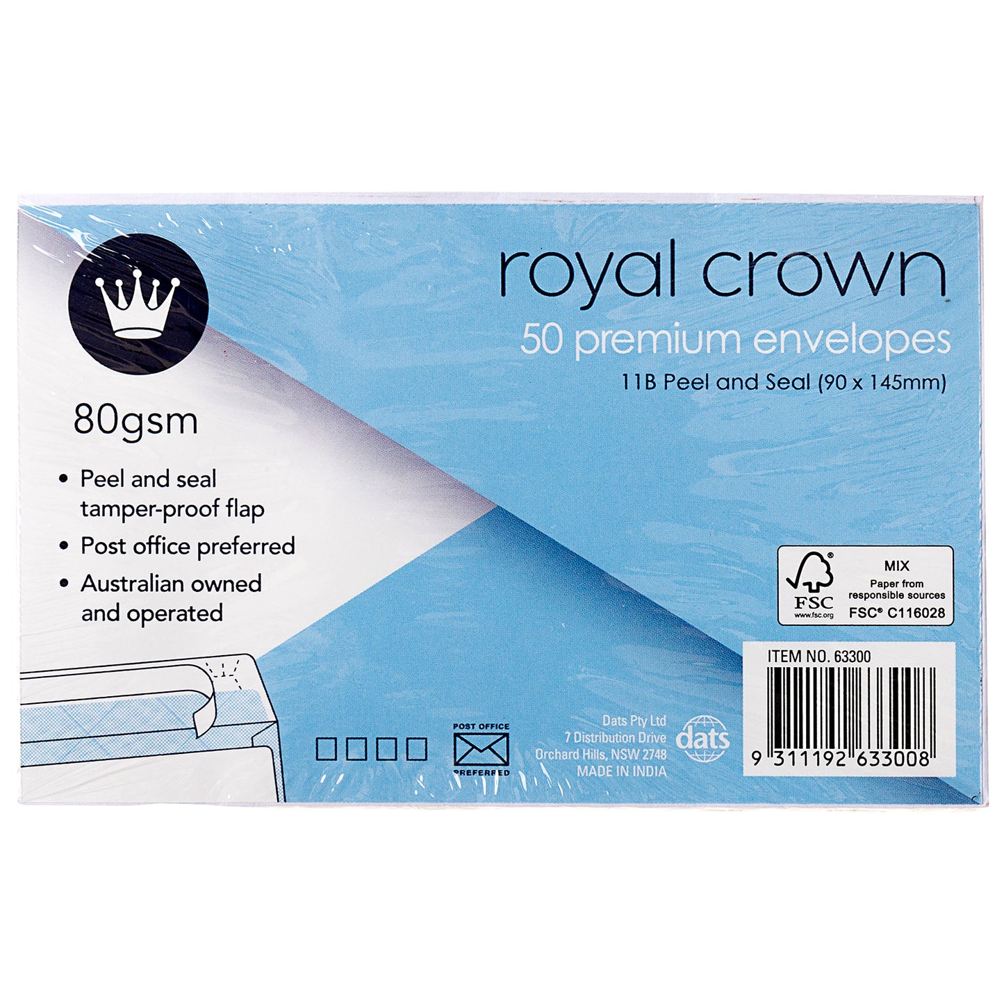 Envelope 11B Peel & Seal 50pk