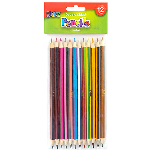 Colour Pencils Doubled Ended 12pk