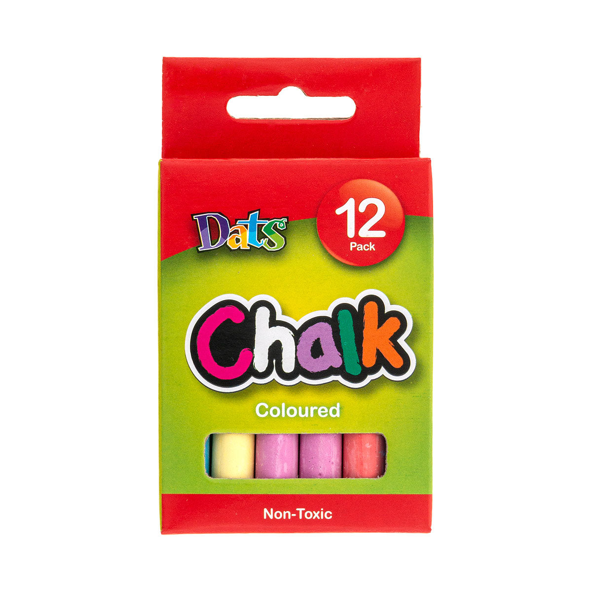 Chalk Assorted Colours 12 Pack