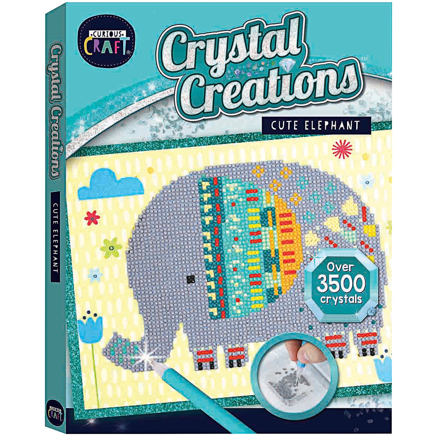 Craft Crystal Creations Cute Elephant