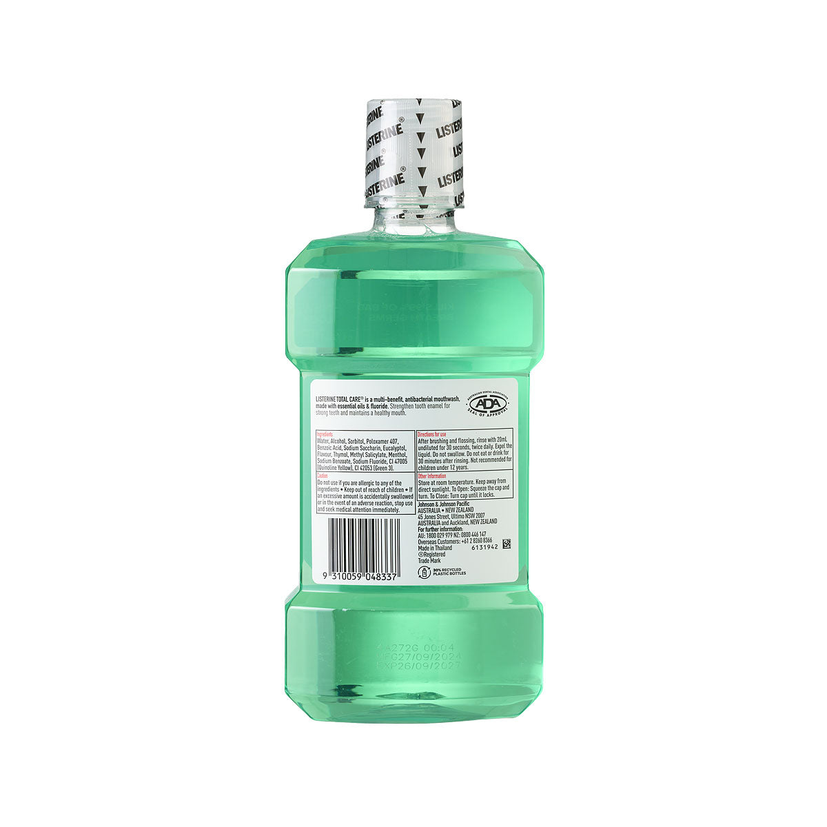 Listerine Teeth Defence Antibacterial Mouthwash Total Care 250mL