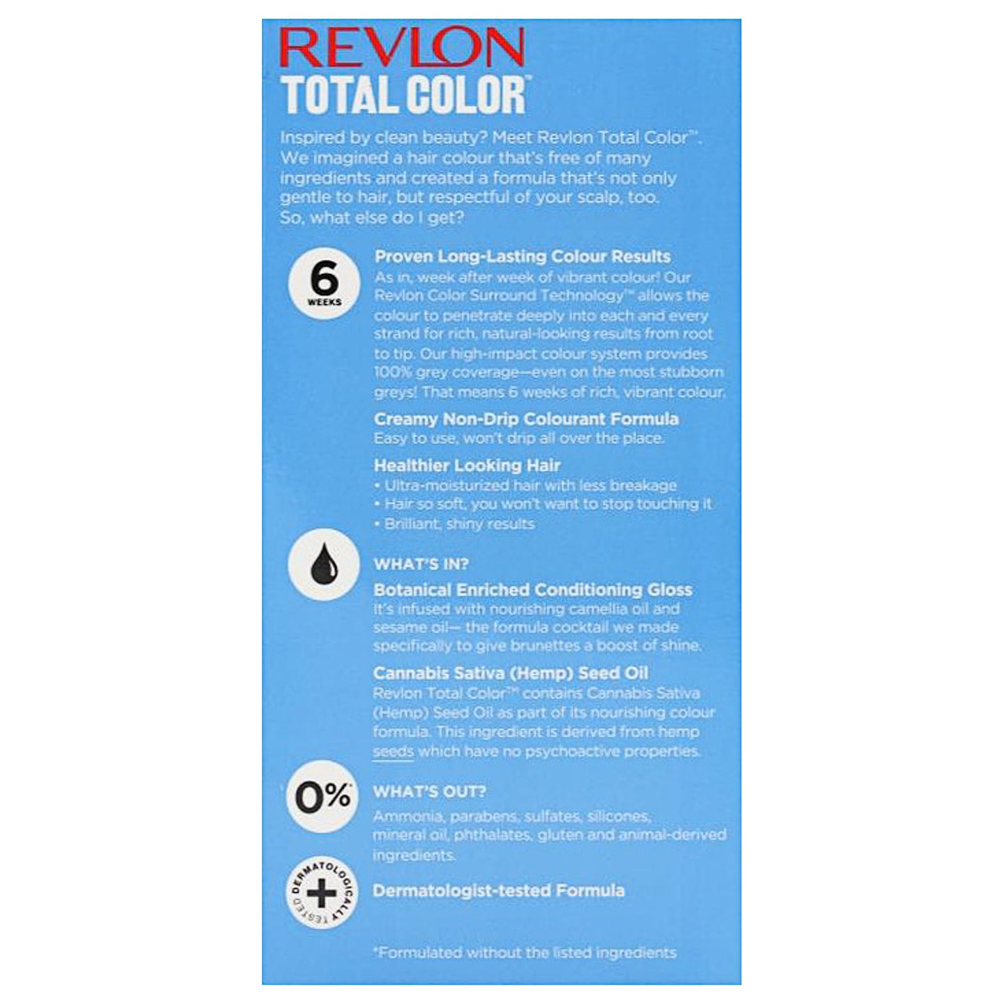 Revlon Total Color Permanent Hair Dye 51 Medium Ash Brown