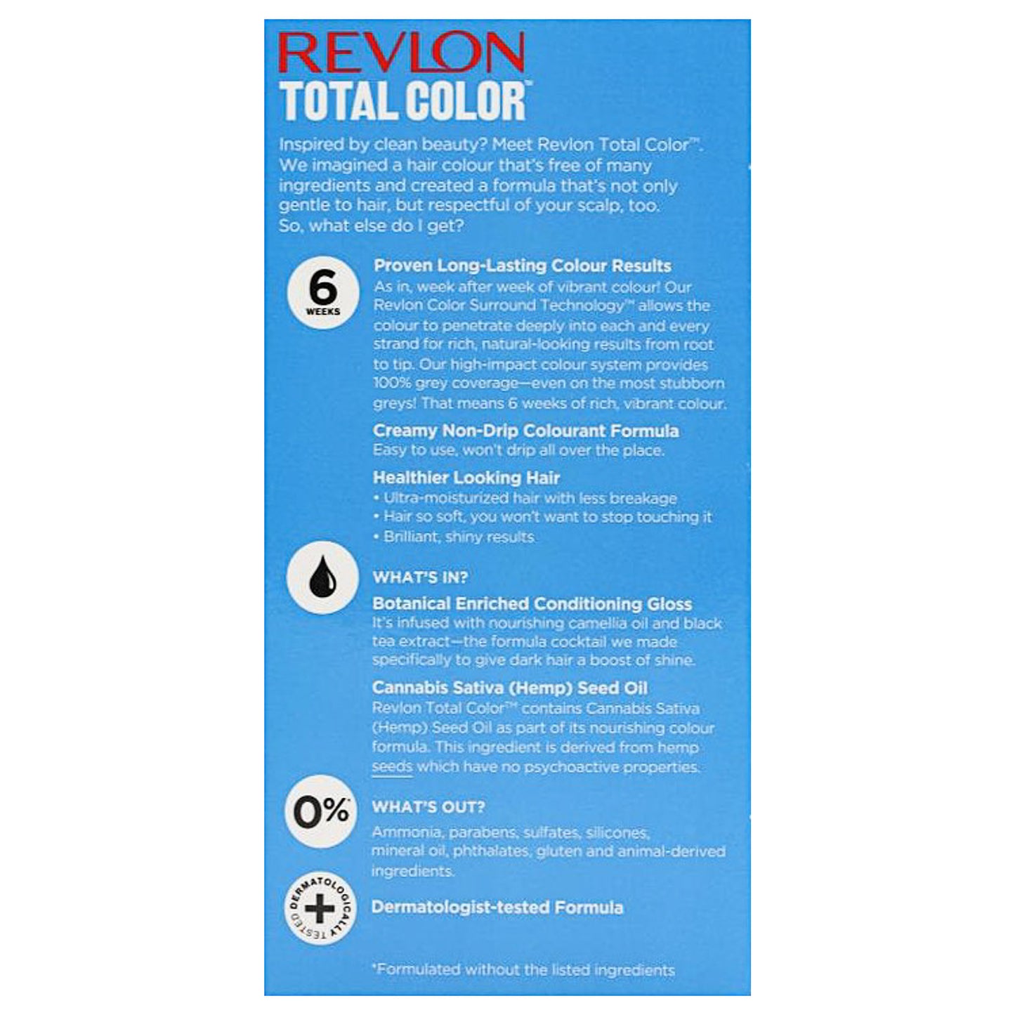 Revlon Total Color Permanent Hair Dye 30 Darkest Brown