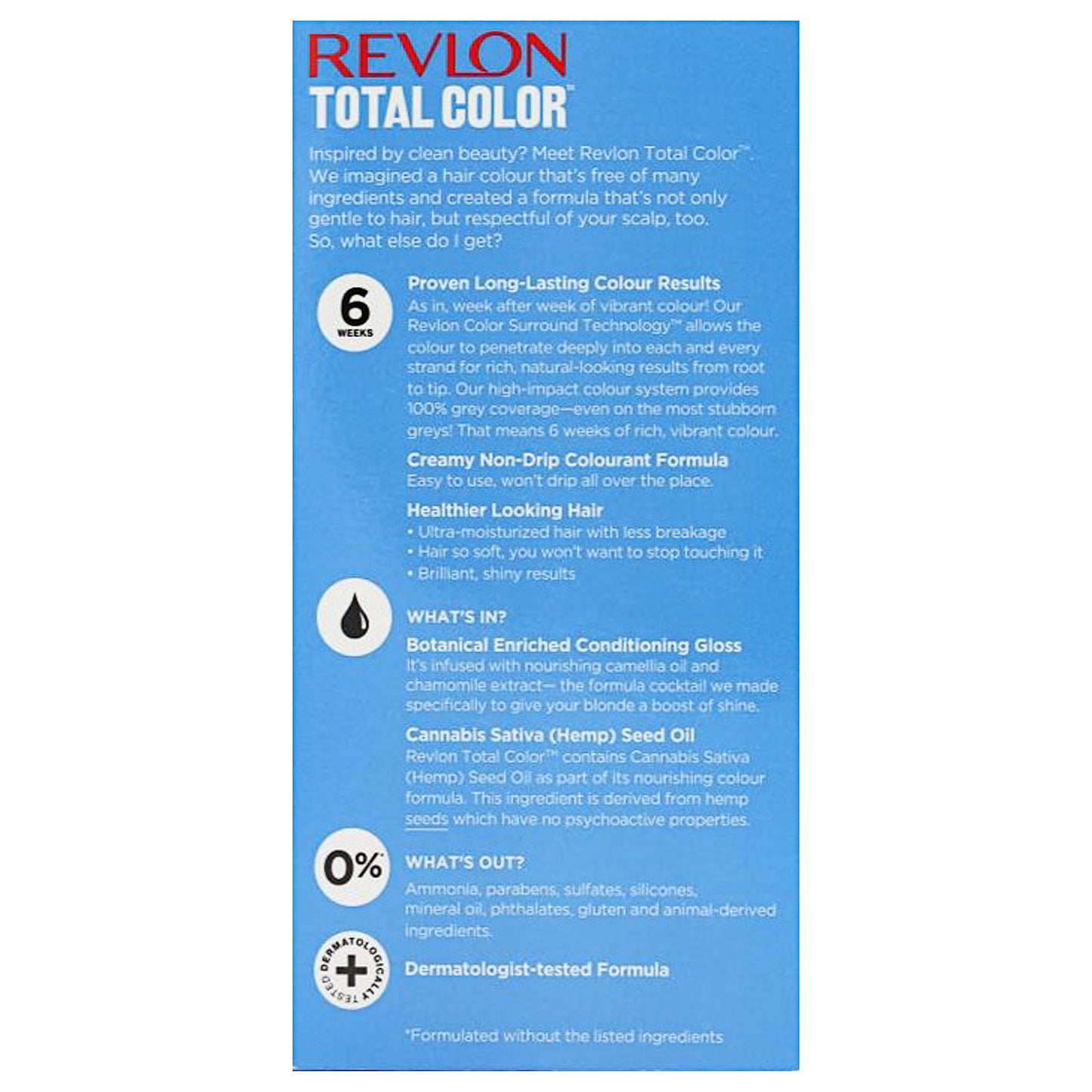 Revlon Total Color Permanent Hair Dye 80 Medium Natural Blonde