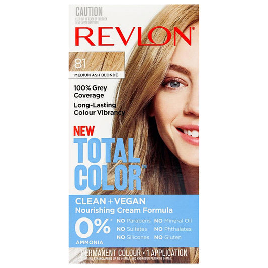 Revlon Total Color Permanent Hair Dye 81 Medium Ash Blonde