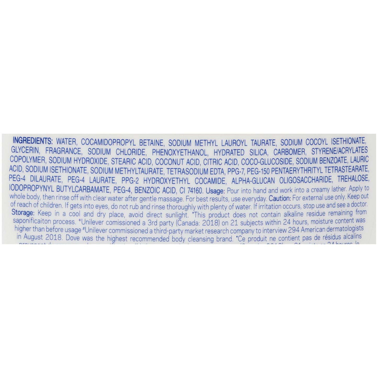 Dove Body Wash Gentle Exfoliate 1L