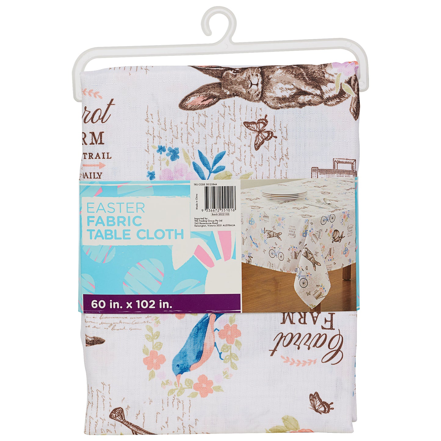 Bunny Fabric Table Cloth 150x250cm