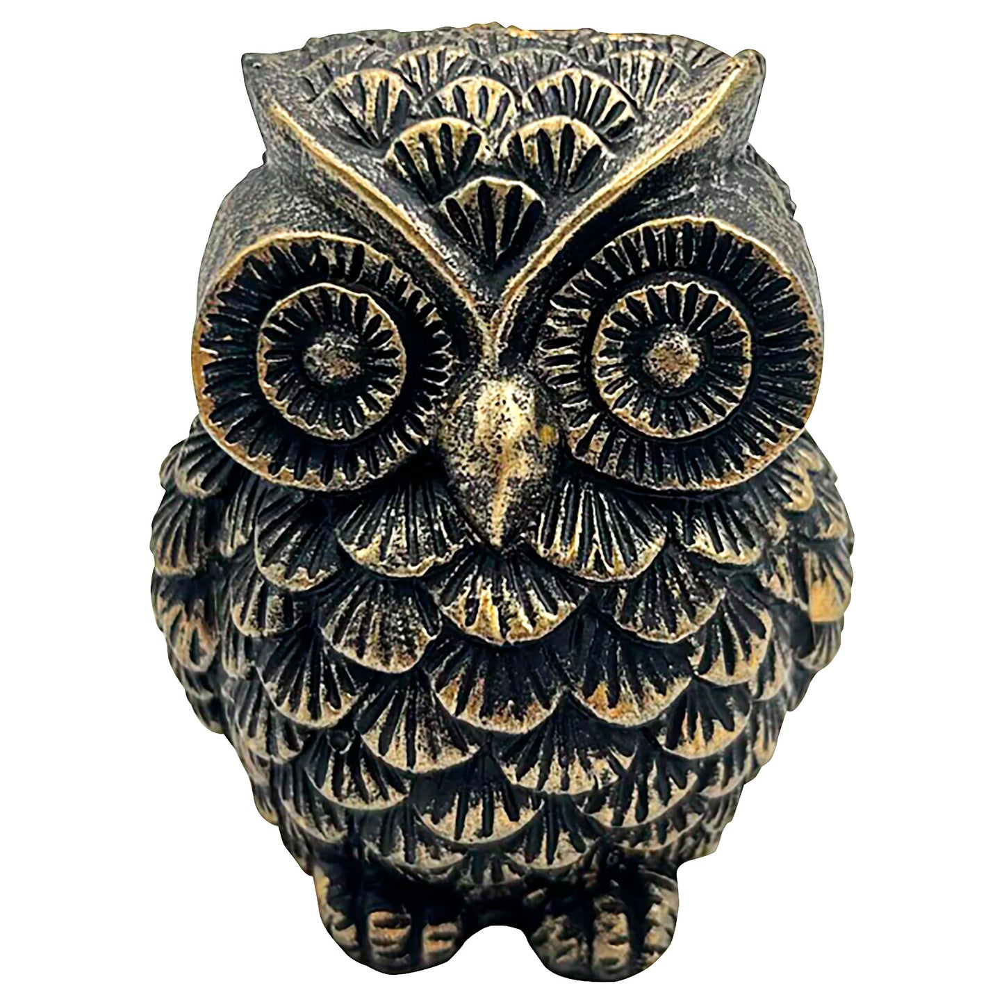 Resin Ornament Squirrel/Owl 10cm
