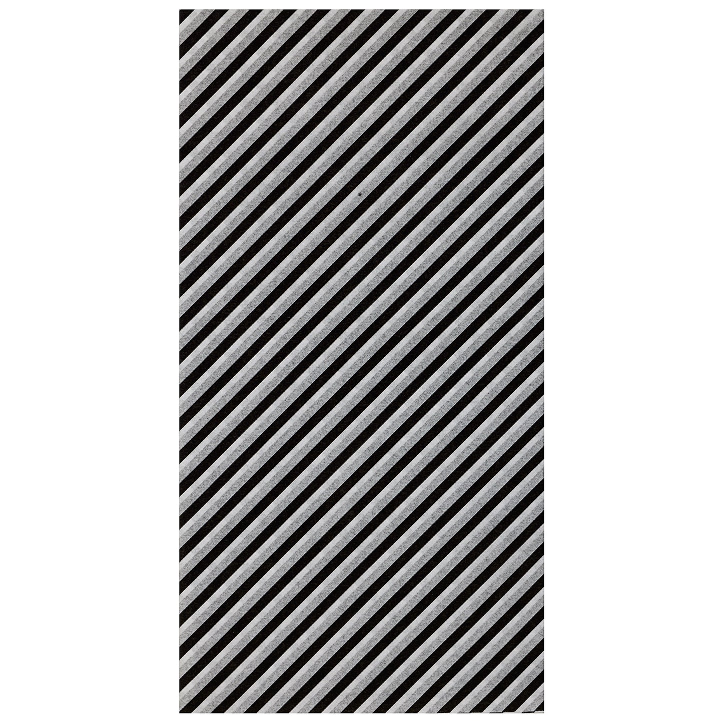 Printed Tissue Wrap Stripe Black