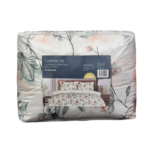 Comforter Set King Bed Floral