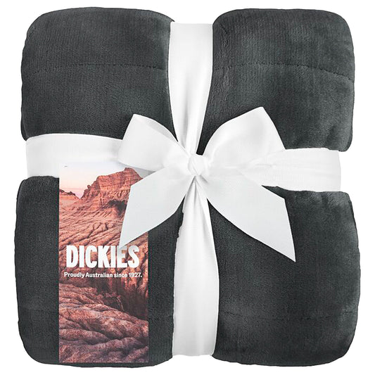 Dickies Reversible Sherpa Throw Charcoal