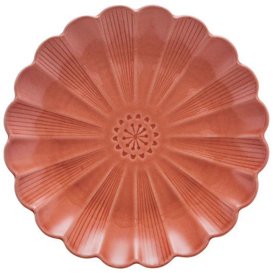 Flower Reactive Dinner Plate