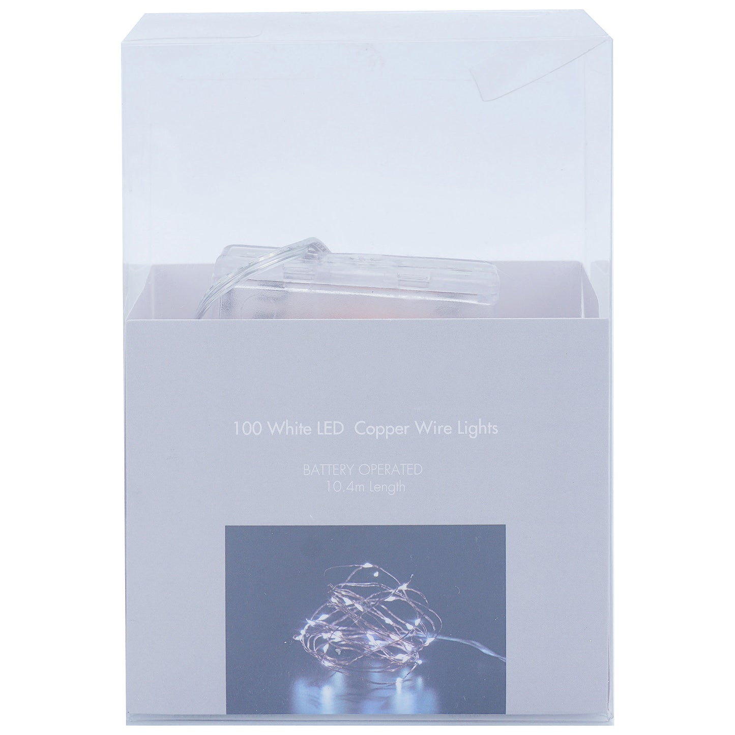 White LED Copper Wire 100 Lights