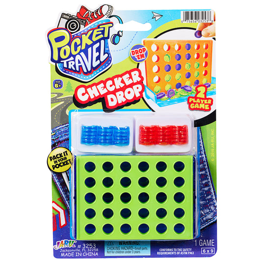 Pocket Game Checker Drop