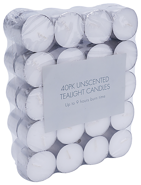 Tealight Candle 9hr 23g 40pk