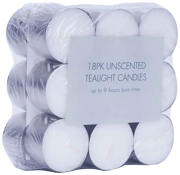 Tealight Candle 9hr 23g 18pk