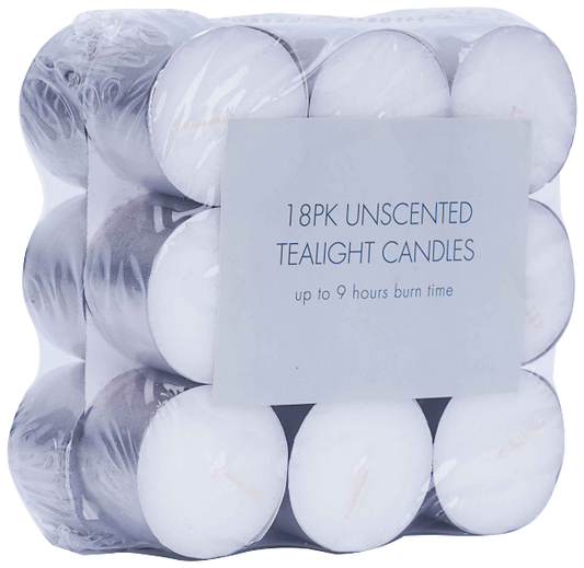 Tealight Candle 9hr 23g 18pk