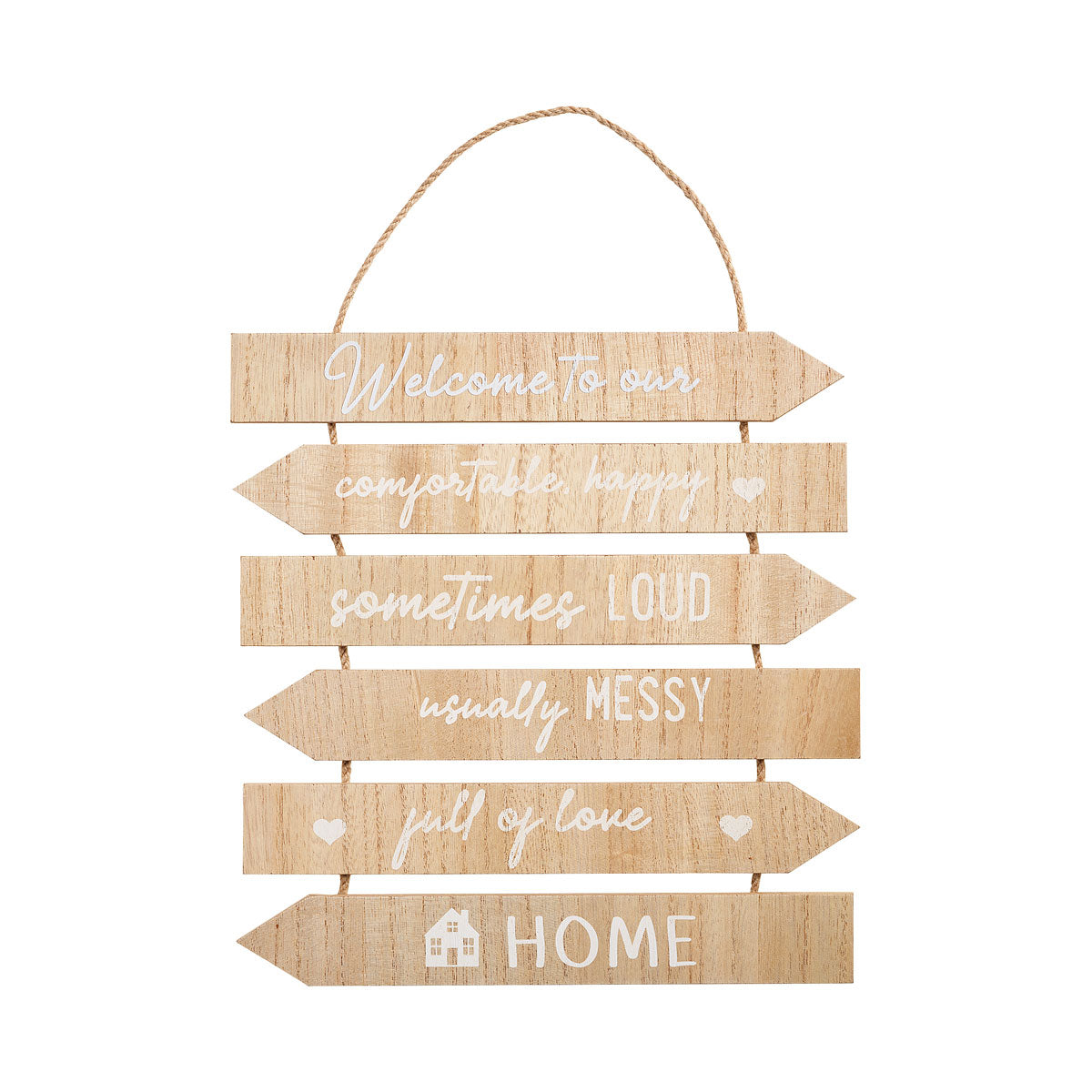 Welcome To Our Hanging Plaque