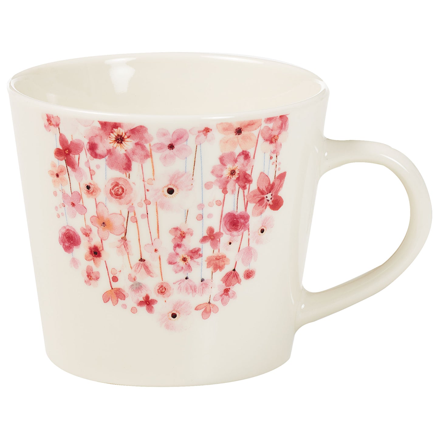 Bunches Pinks New Bone China Mug 330mL