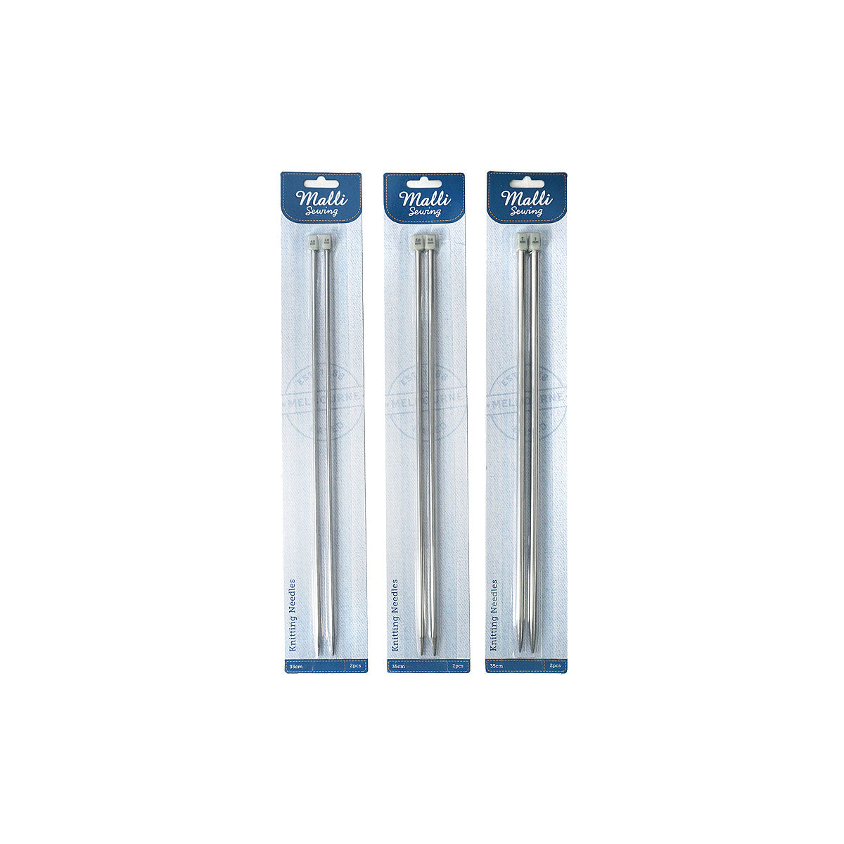 Knitting Needle 2pk The Reject Shop