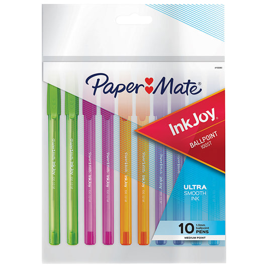 Paper Mate Inkjoy Fashion Ballpoint 1.0 10pk