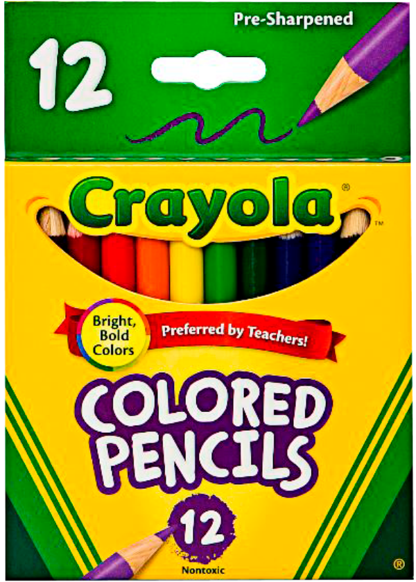 Crayola Colored Pencils 12pk The Reject Shop
