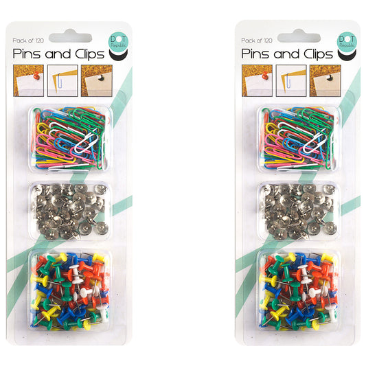 Pins & Clips Set 120pk