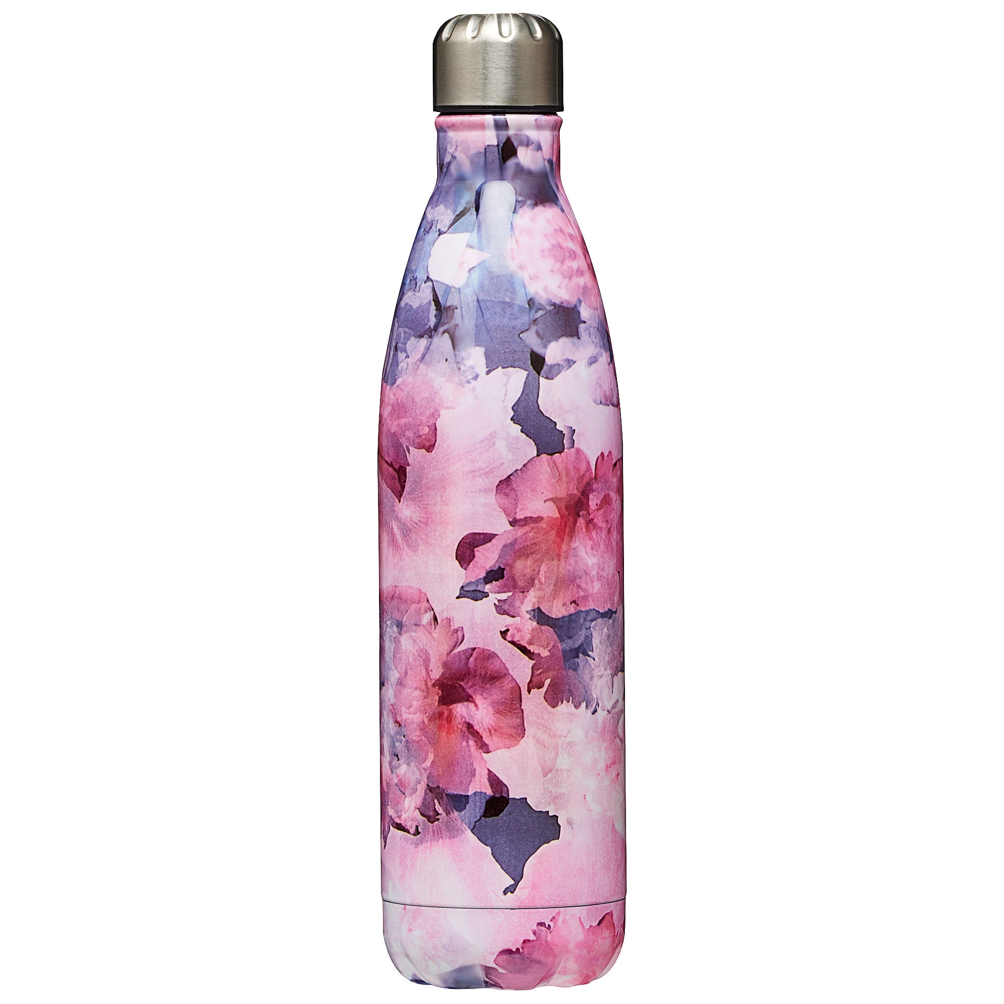 Double Walled Stainless Steel Bottle Camellia 750mL The Reject Shop