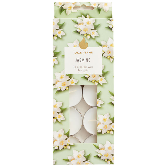 Tealight Candles Jasmine Scented 10pk