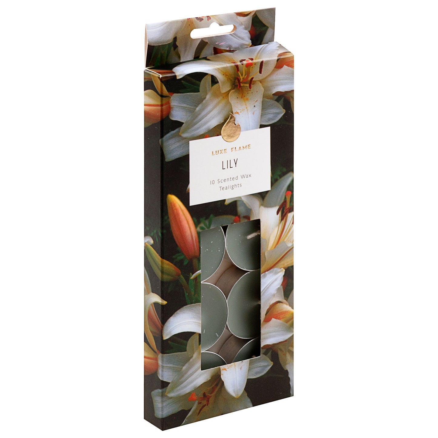 Tealight Candles Lily Scented 10pk