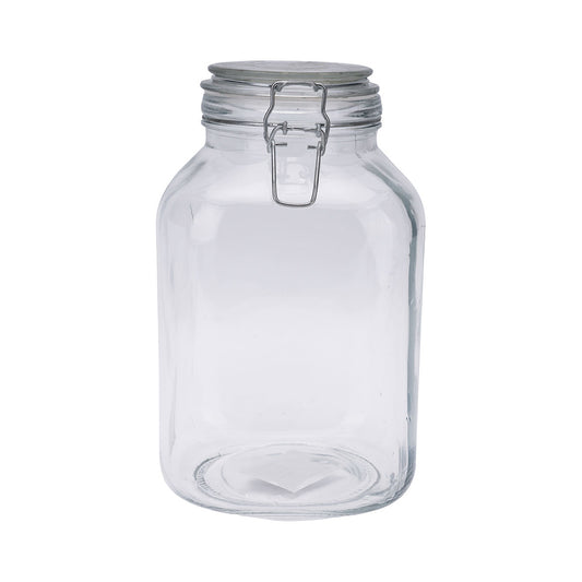 Square Clip Top Jar 3L