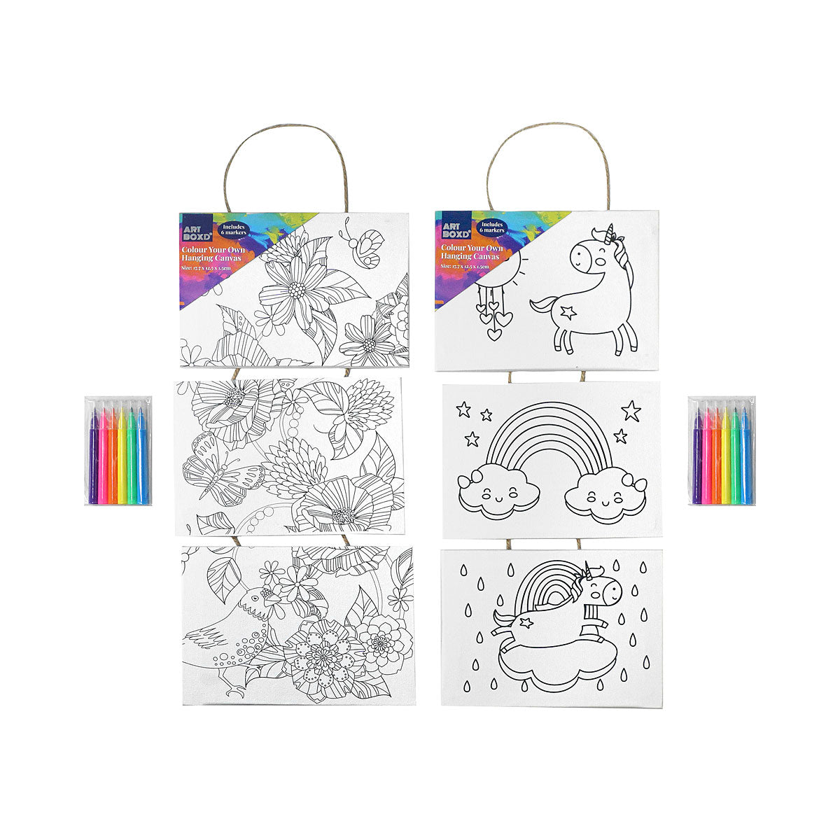 Colour Your Own Hang Canvas