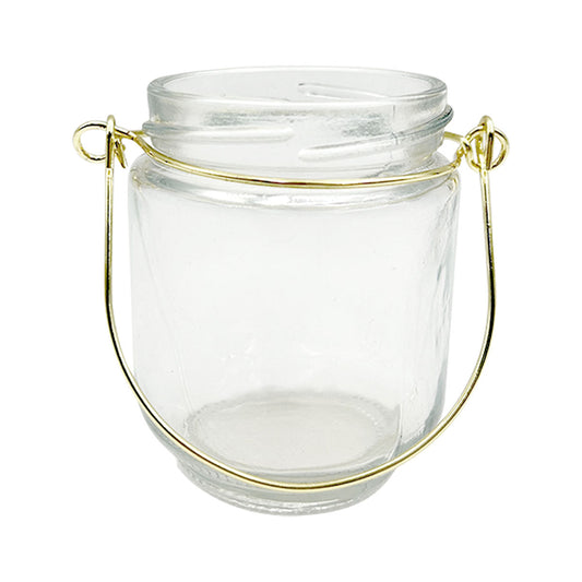 Tealight Jar with Handle 8cm