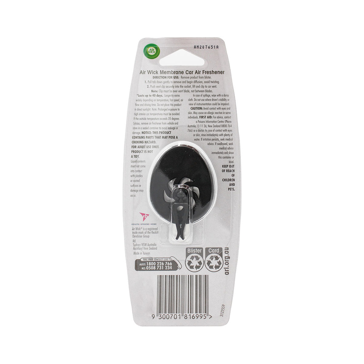 Air Wick Clip Car fresh Berries 2.5mL