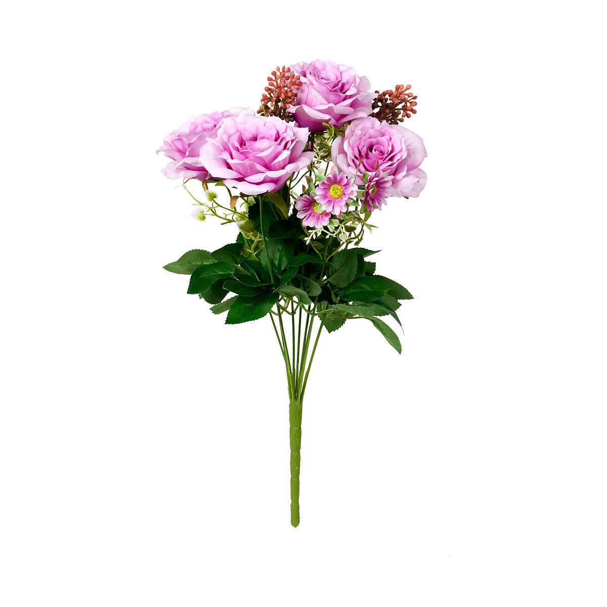 Faux Rose Daisy Bunch Large White/Pink/Lilac