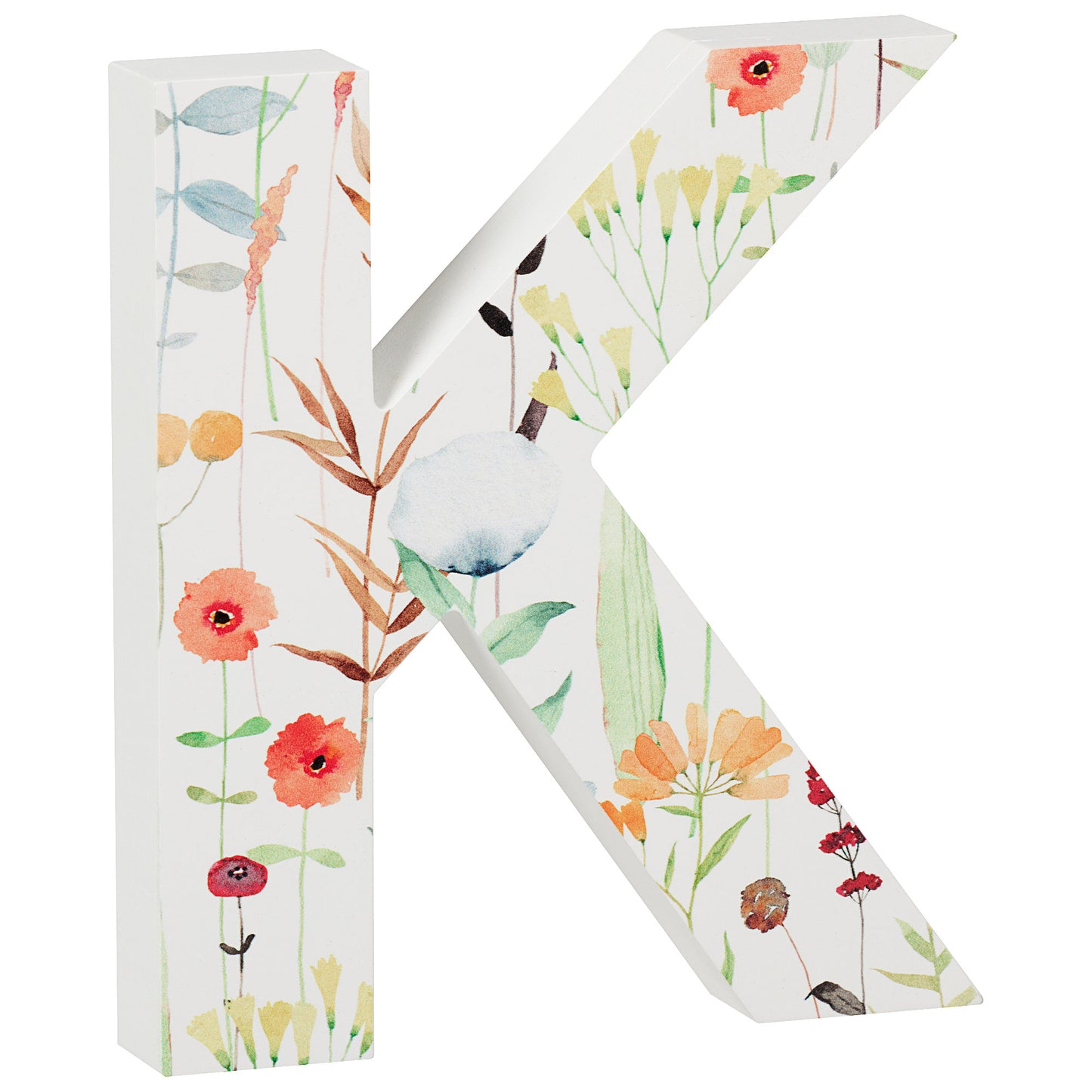 Letter Floral Table Top Assorted 17cm