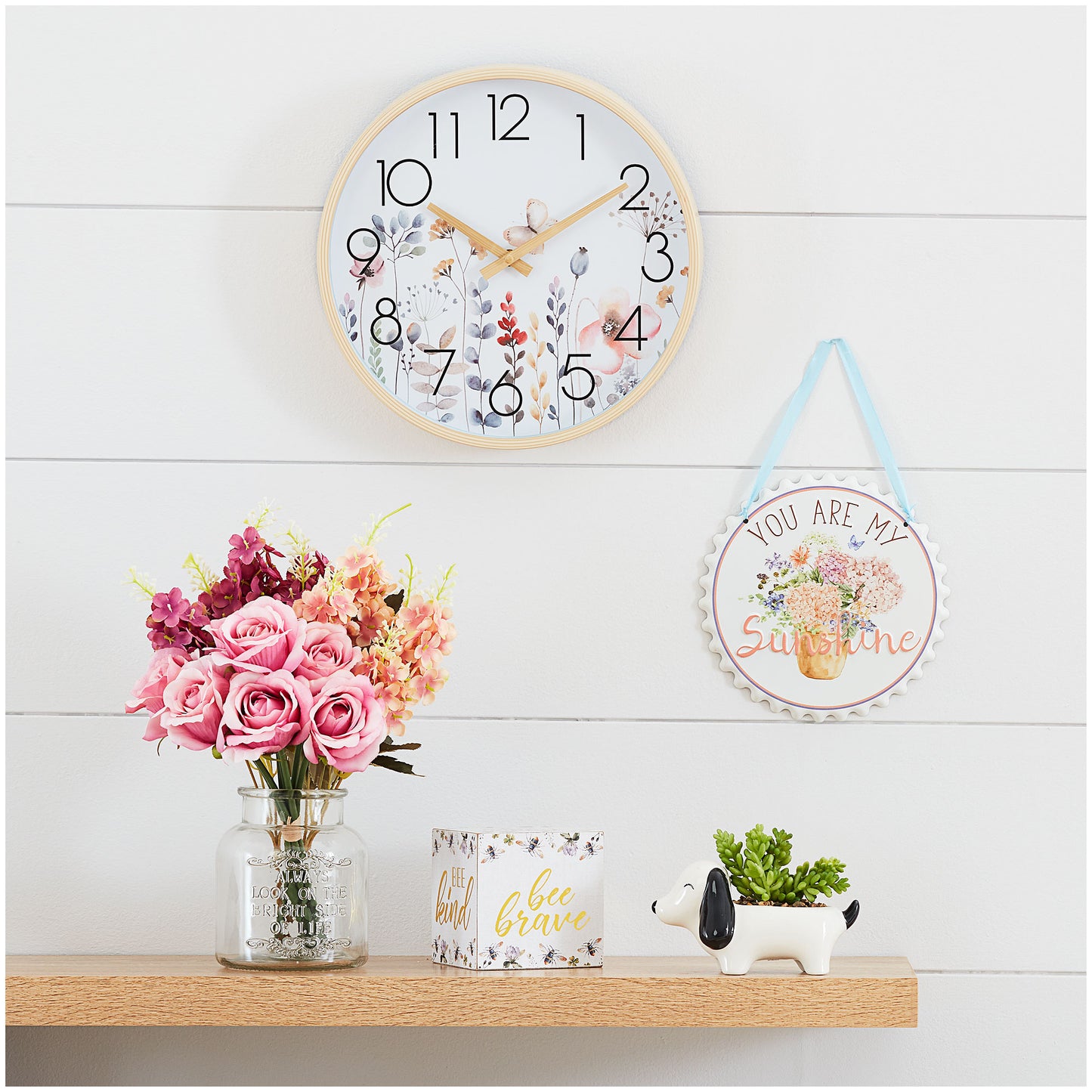 Pressed Tin Sunshine Hanging Plaque