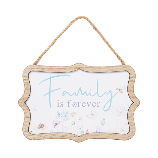 Hanging Plaque Framed Family/Home
