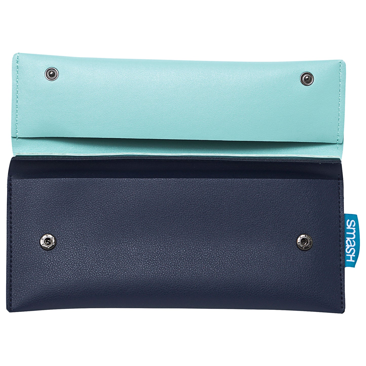 Pouch Pencil Case - Navy/Mint