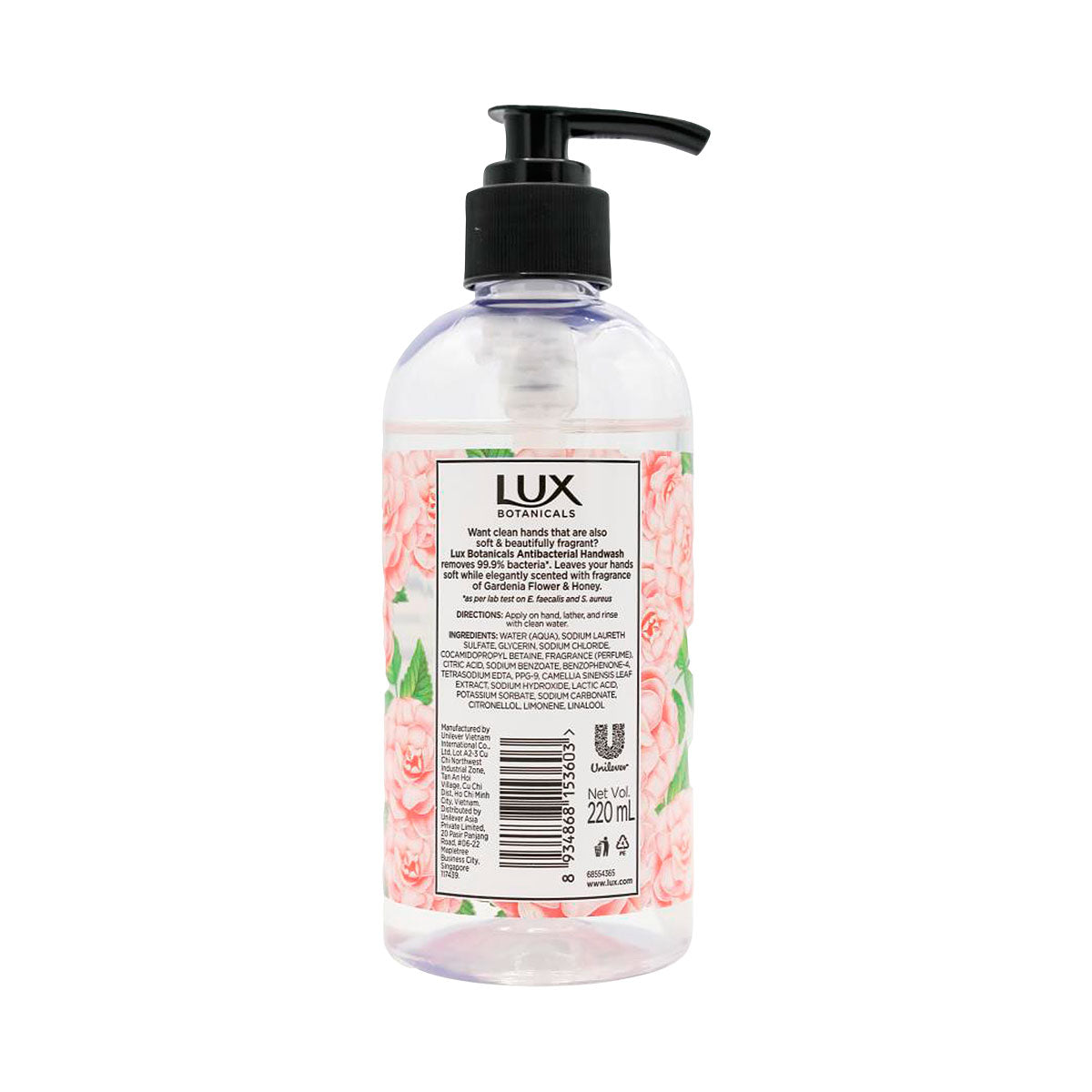 Lux Botanicals Hand Wash Gardenia Honey 220mL