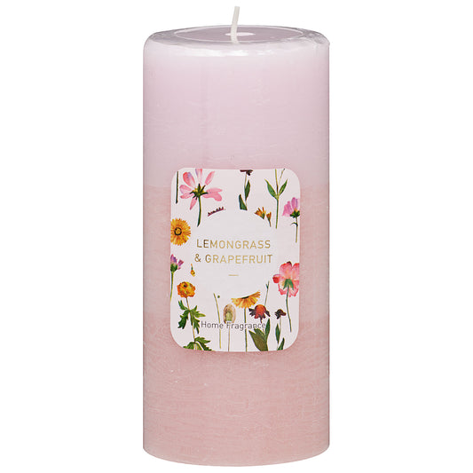 Meadow Pillar Candle 15cm Assorted