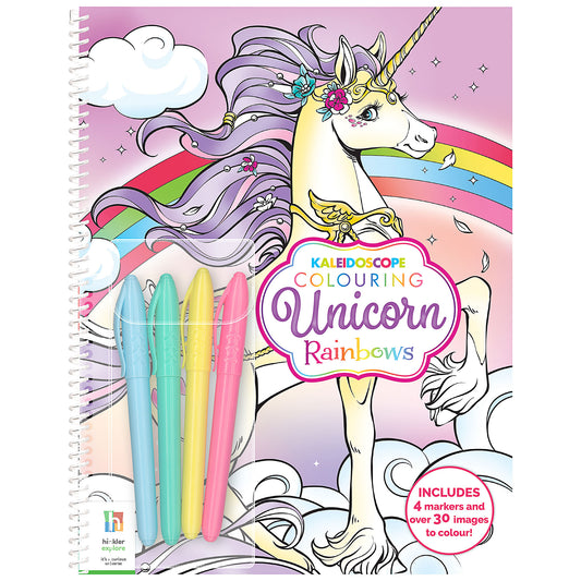 Kaleidoscope Colouring Unicorn Pouch