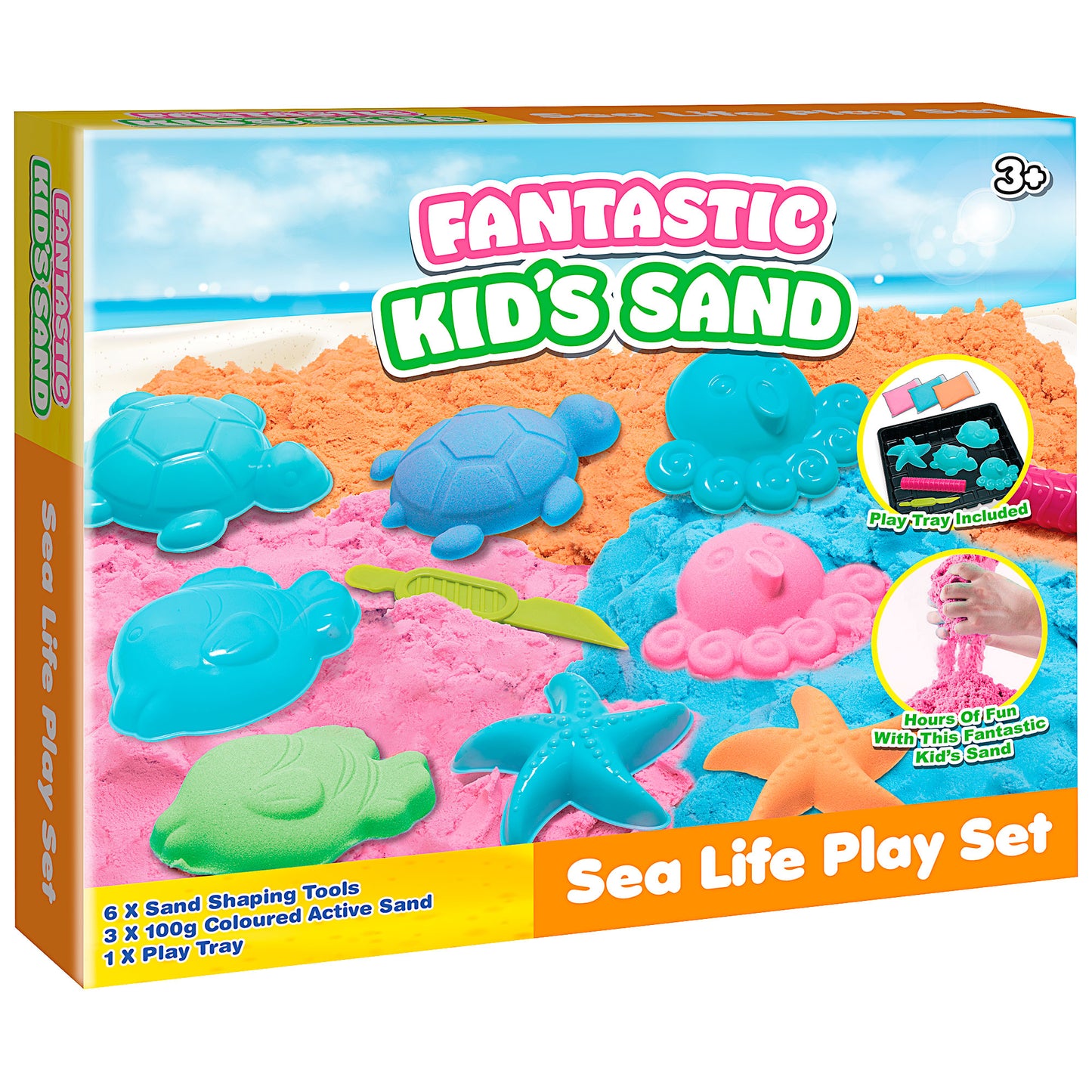 Fantastic Kid's Sand Sea Life Play Set