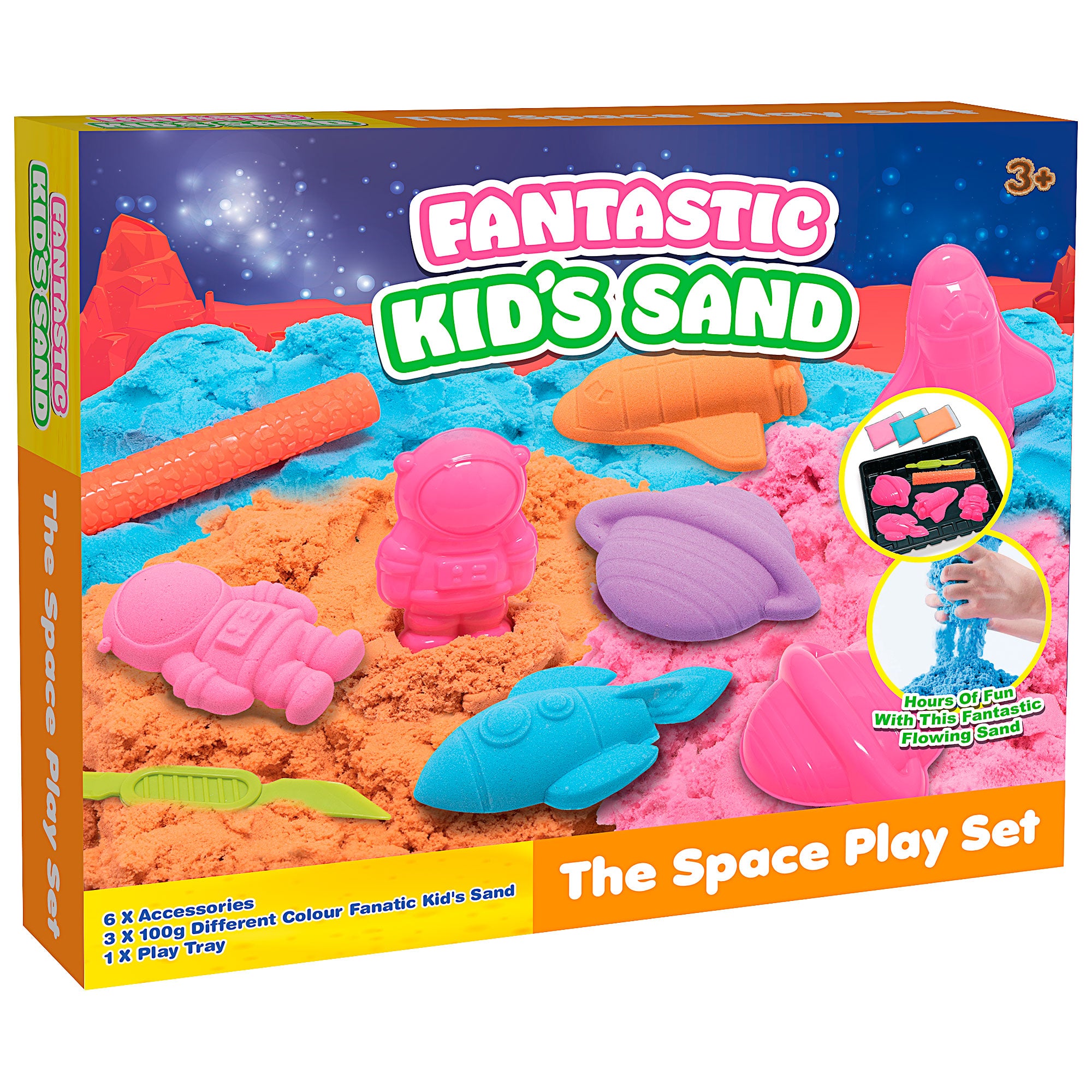 Fantastic Kid's Sand The Space Play Set The Reject Shop